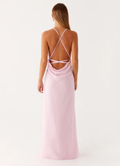 first class maxi dress - pink