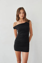 Saphira Ruched Bodycon Mini Dress