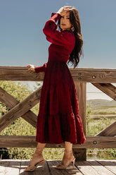 stockholm smocked dress | mulberry