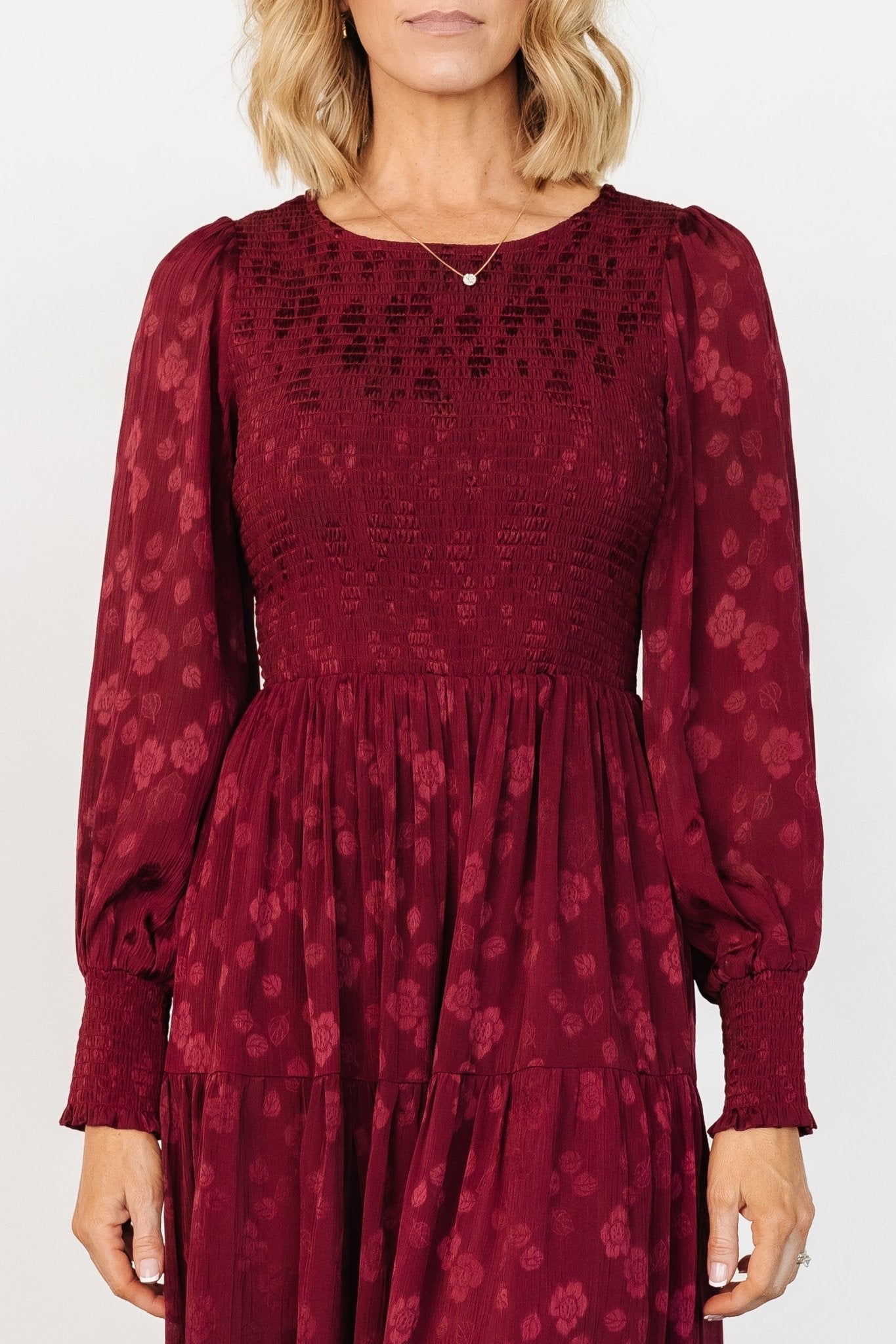 stockholm smocked dress | mulberry