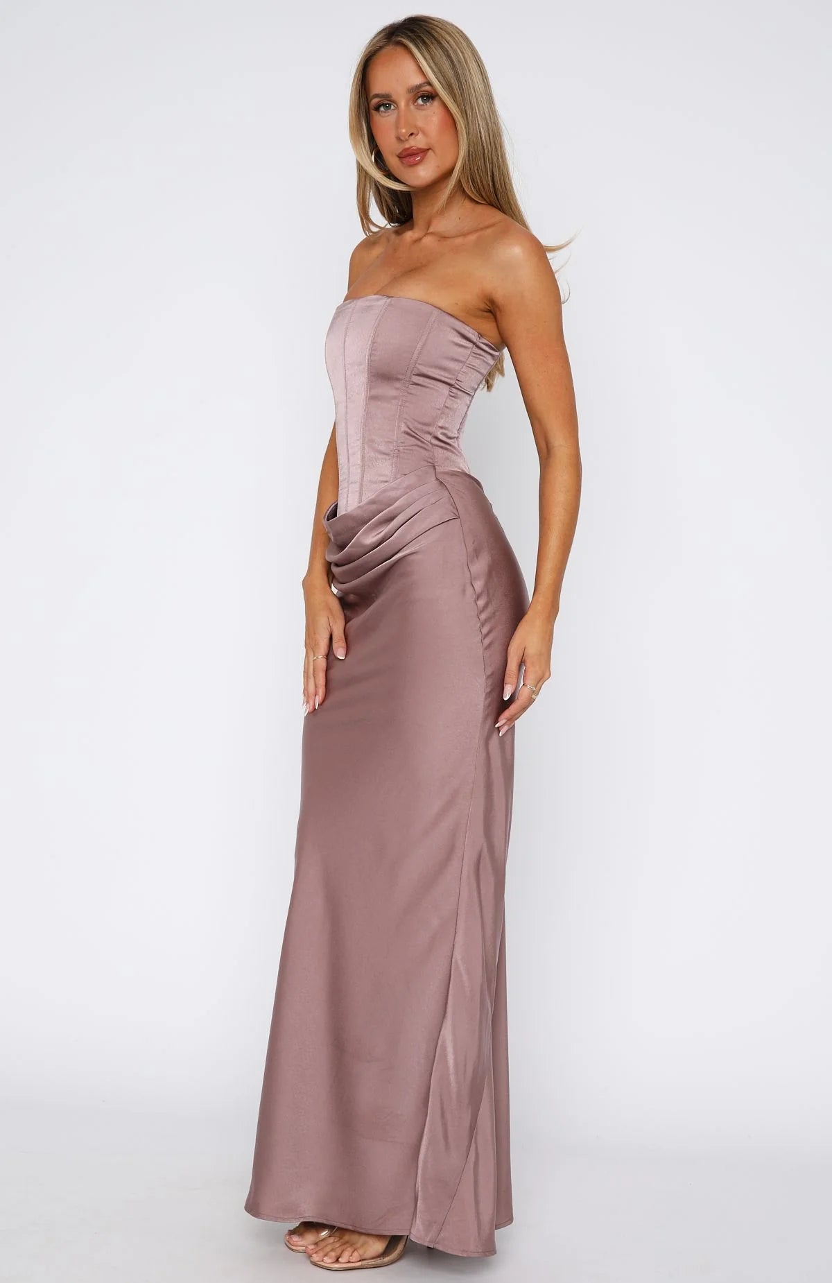 love this feeling maxi dress mocha