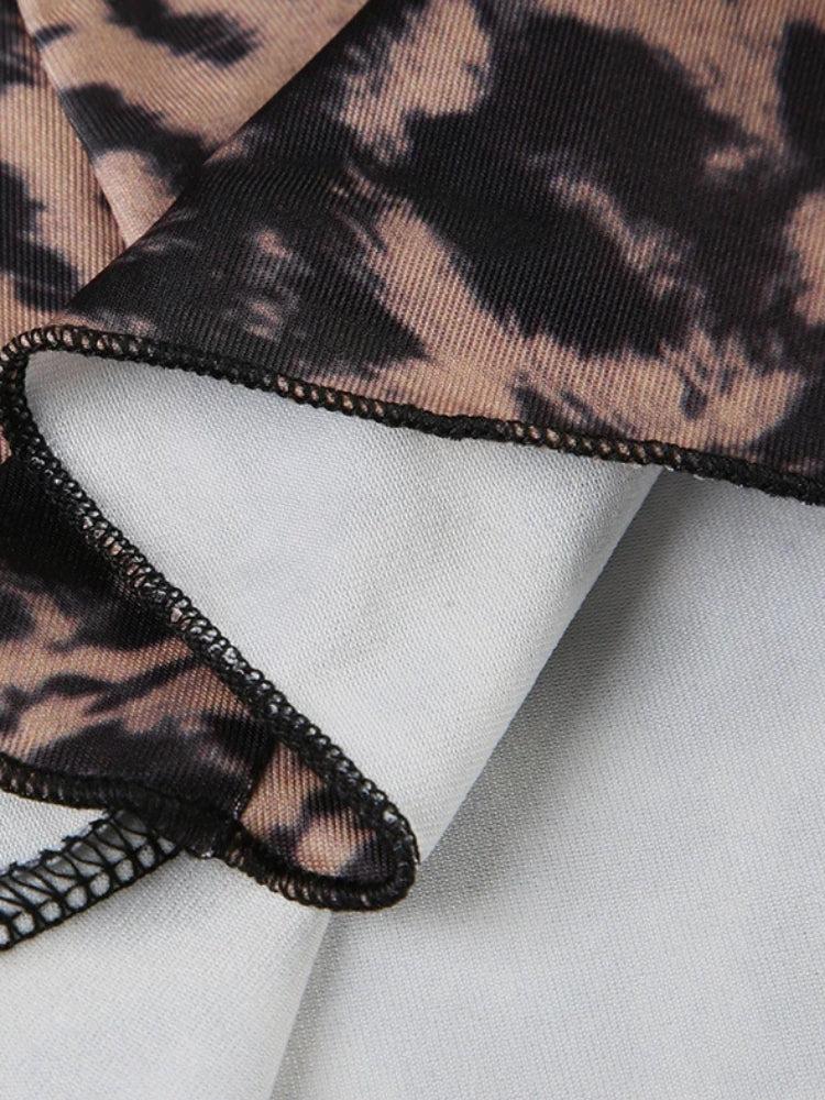 Baddie Leopard Mini Dress