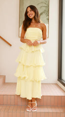 Lanica Maxi Dress - Yellow