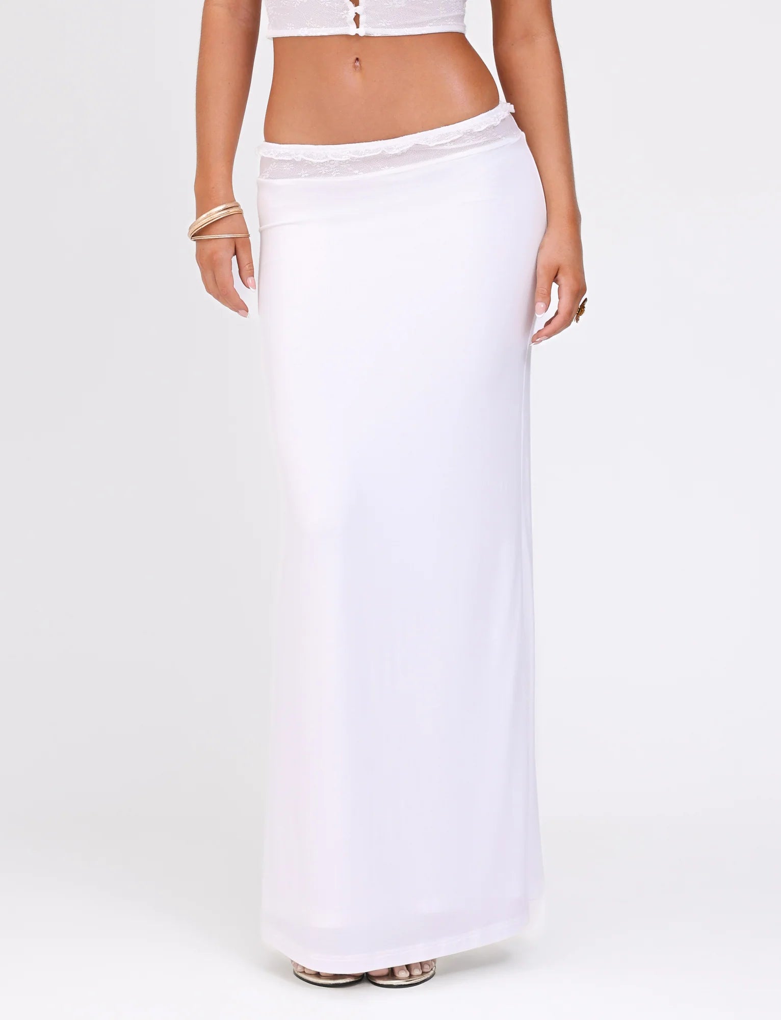 BENTON SKIRT - WHITE