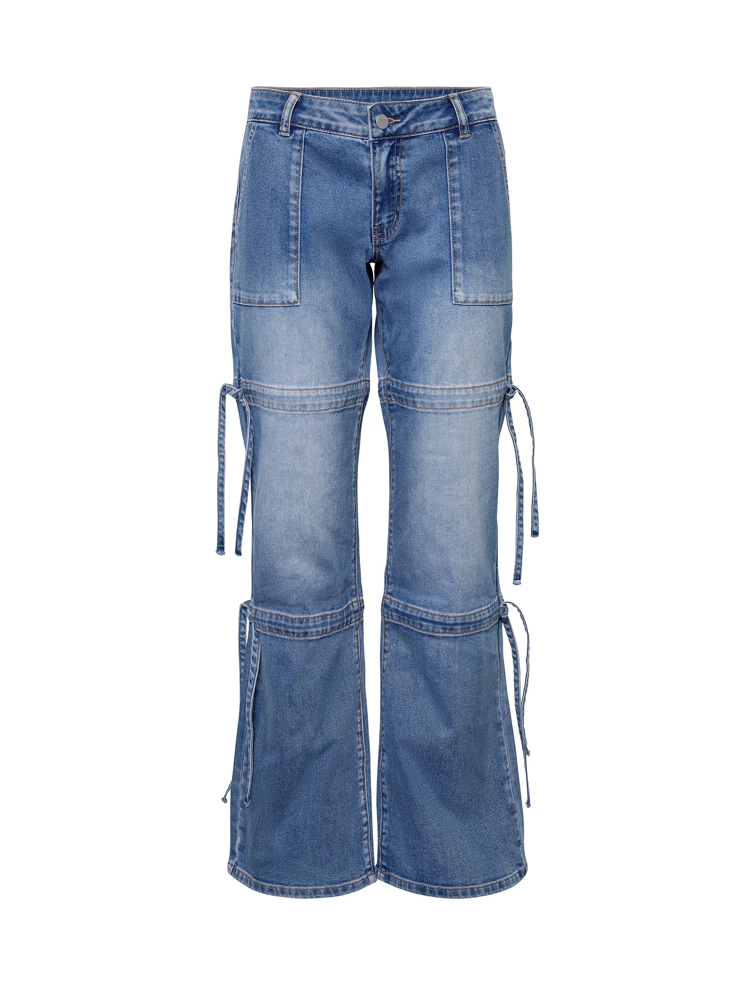 BAINES PANT - BLUE : LIGHT WASH
