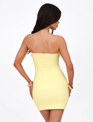 AMBROSE DRESS - YELLOW : BUTTER