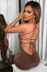 Victoria Maxi Dress - Chocolate