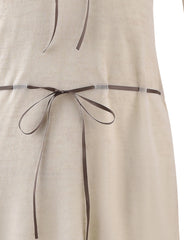 AMINAH DRESS - WHITE : CREAM