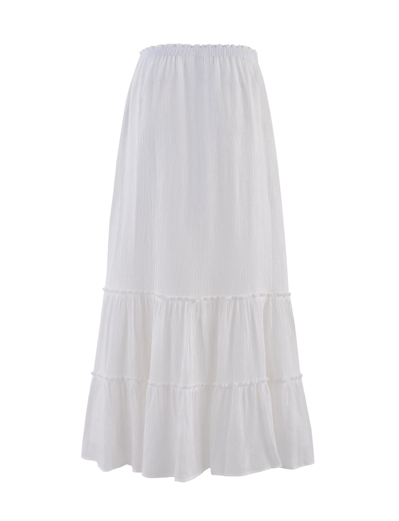ASHLYNN MAXI SKIRT - WHITE