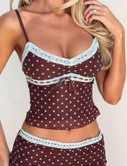 AMARA TOP - POLKA DOT
