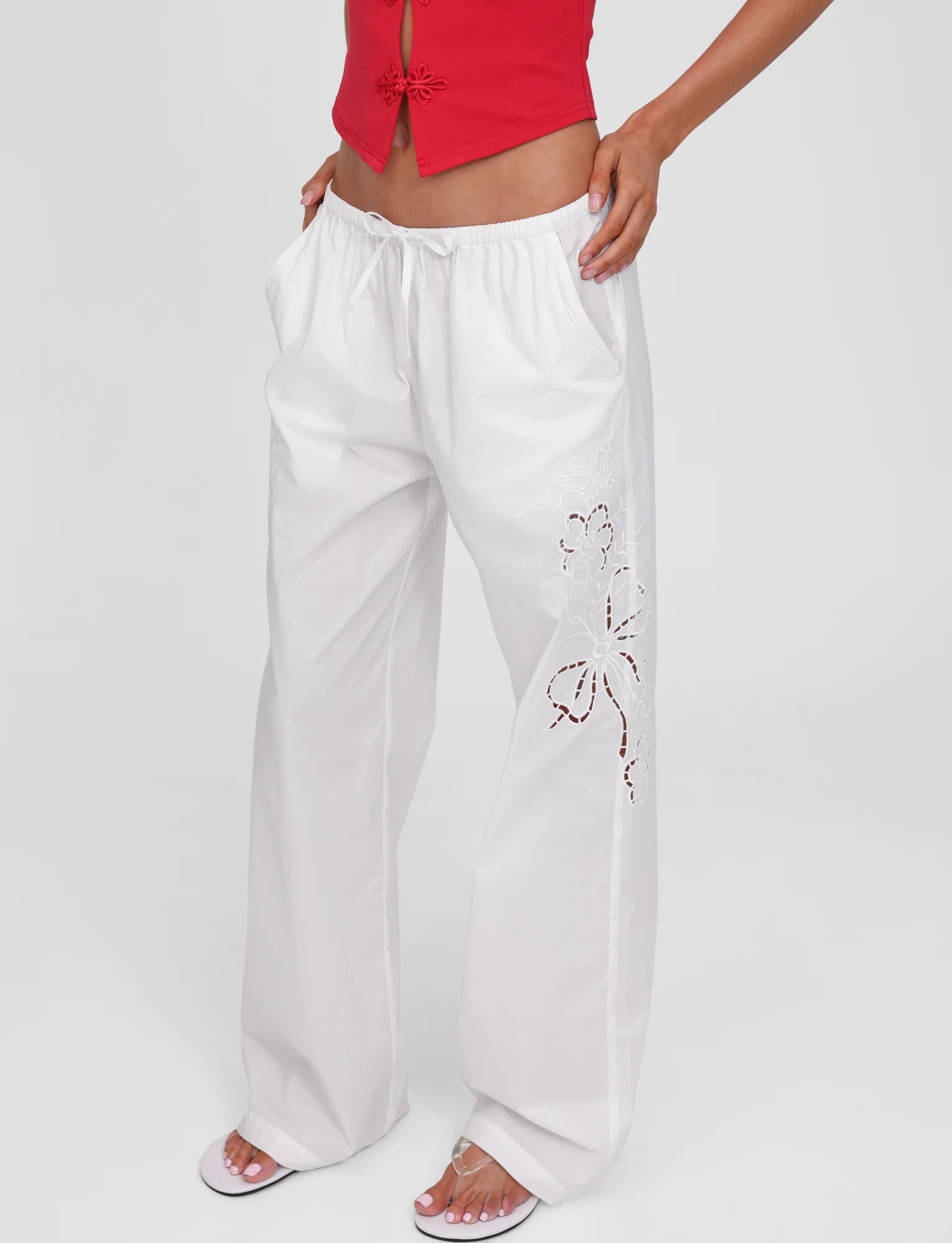CRESSY PANT - WHITE