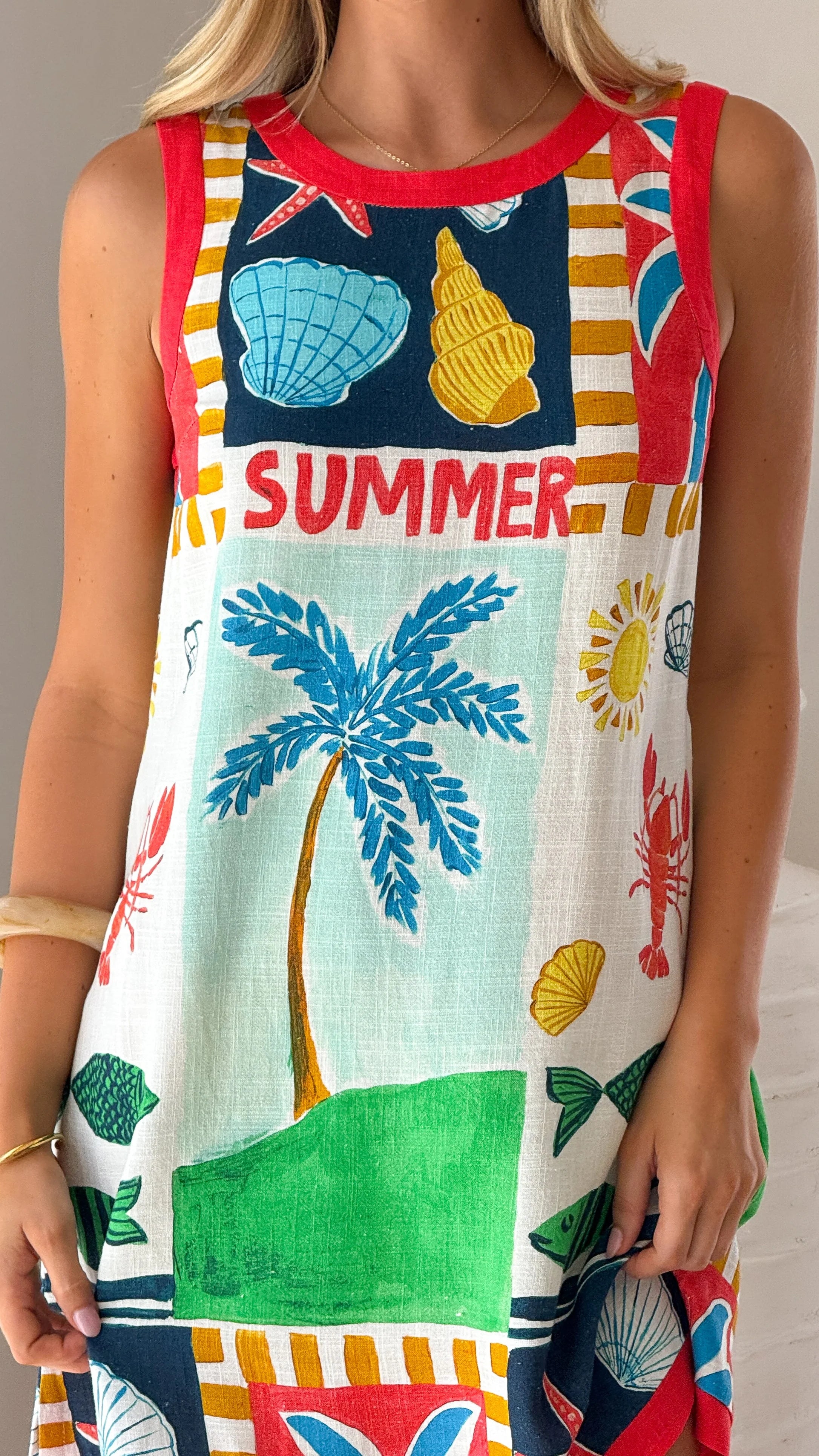 Oceania Mini Dress - Soleil Summer