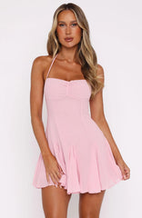 think i'm in love mini dress pink