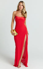 Sonya Maxi Dress-Red